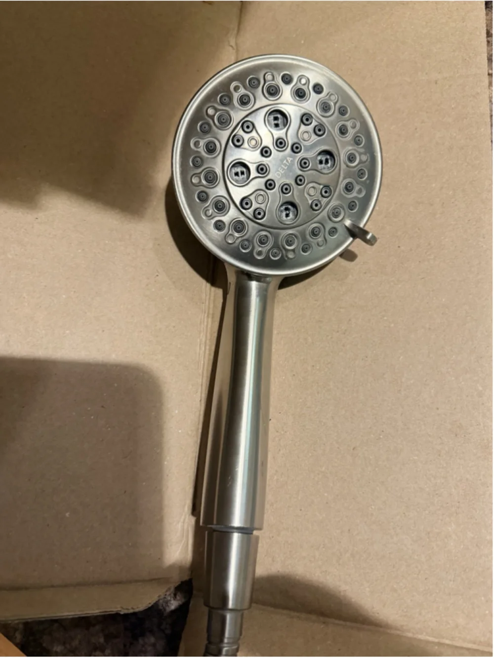 Delta 5-Setting HydroRain 2-in-1 Dual Shower Head w/ Proclean Brushed Nickel